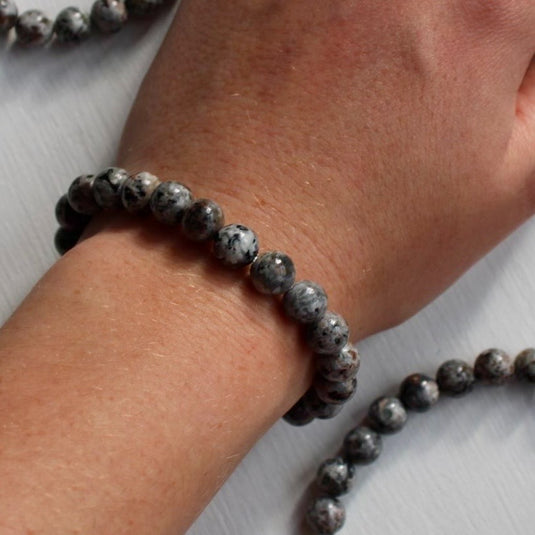 Yooperlite Bead on Wrist - Bracelets - Keshet Crystals in Petersfield