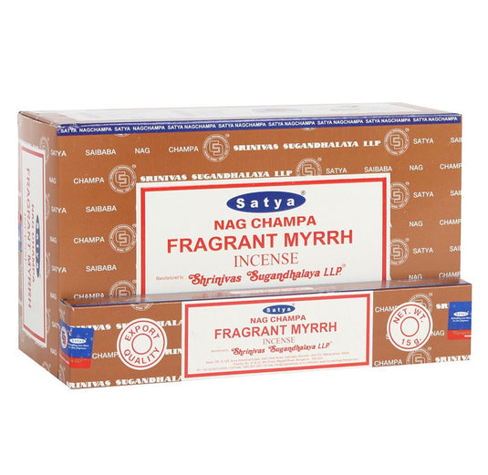 Fragrant Myrrh - Incense Sticks - Keshet Crystals in Petersfield