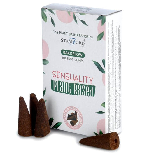 Sensuality BackFlow Incense Cones - Incense Backflow Cones - Keshet Crystals in Petersfield