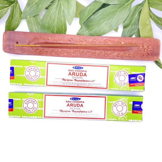 Aruda Incense to Diminish Stress & Uneasiness - Incense Sticks - Keshet Crystals in Petersfield