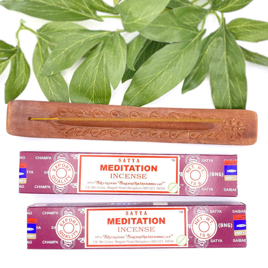 Meditation Incense for Light Uplift & Spiritual Reflection - Incense Sticks - Keshet Crystals in Petersfield