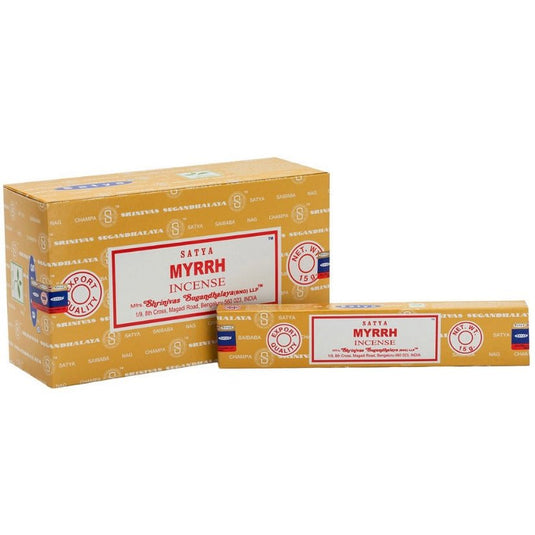 Myrrh Incense to Strengthen the Mind & Promote Relaxation - Incense Sticks - Keshet Crystals in Petersfield