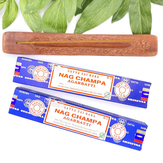 Traditional Nag Champa Incense to Cleanse & Create a Sacred Space - Incense Sticks - Keshet Crystals in Petersfield