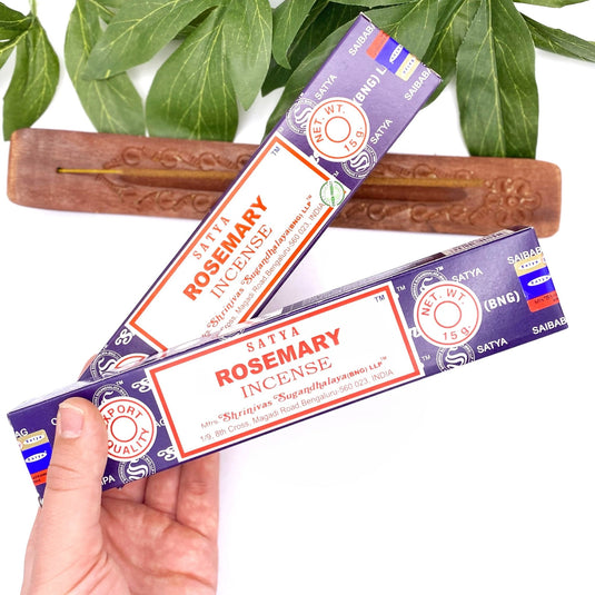 Rosemary Incense for Cognitive Function & Focus - Incense Sticks - Keshet Crystals in Petersfield