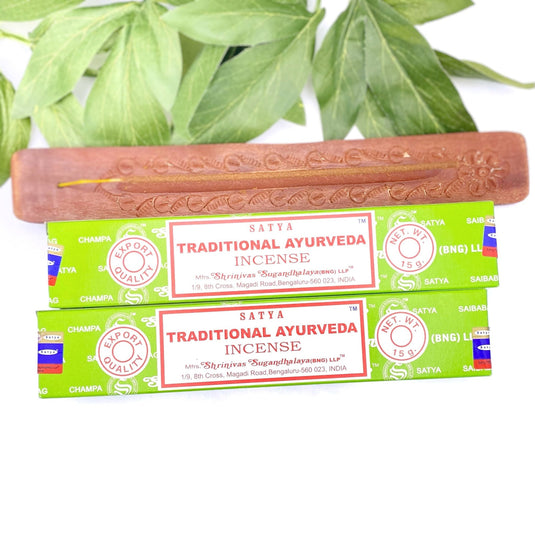 Traditional Ayurveda Incense to Experience India's Ancient Healing Wisdom - Incense Sticks - Keshet Crystals in Petersfield