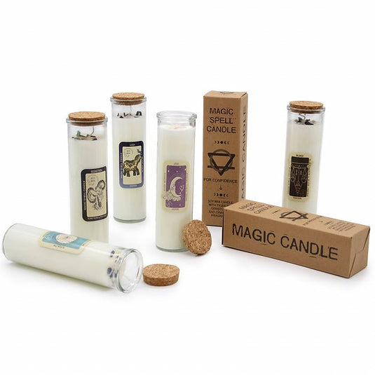 Crystal Infused Soy Wax Spell Candles - Candles - Keshet Crystals in Petersfield