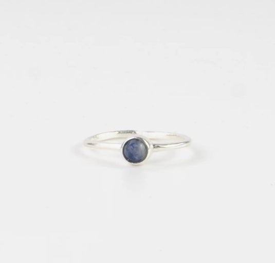 Ethically Sourced Lapis Lazuli Adjustable Ring - Rings - Keshet Crystals in Petersfield