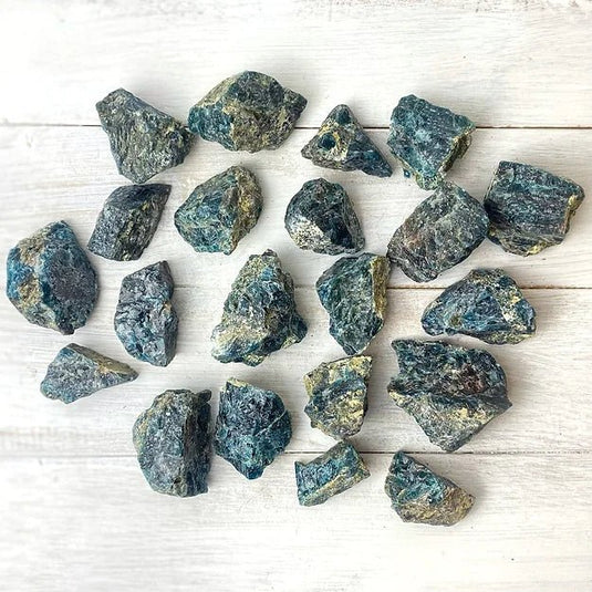Apatite Raw Piece for Easing Sorrow & Grief - Rough Crystals - Keshet Crystals in Petersfield