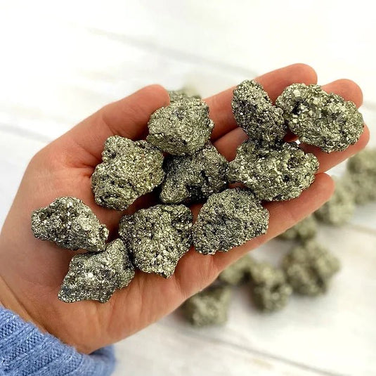 Pyrite Cluster for Abundance - Rough Crystals - Keshet Crystals in Petersfield