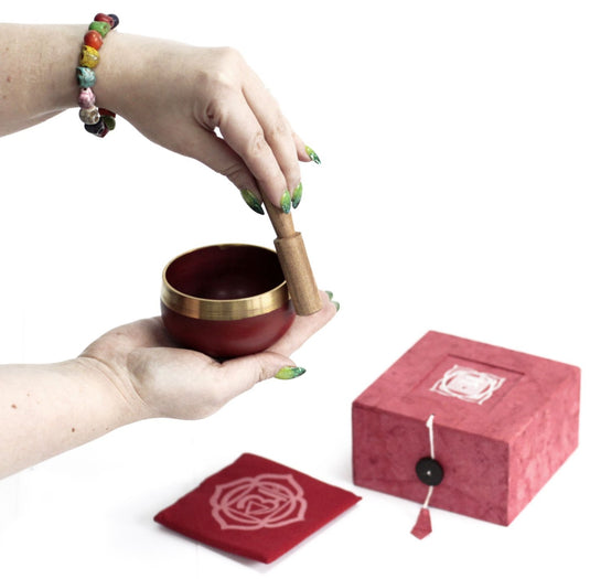 Singing Bowl to Stimulate the Root Chakra - Singing Bowls - Keshet Crystals in Petersfield