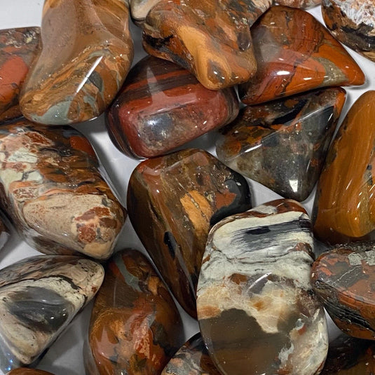 CAPPUCCINO JASPER - Tumblestones - Keshet Crystals in Petersfield