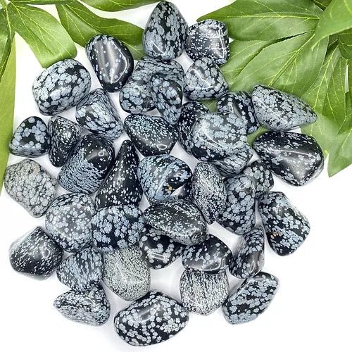 Snowflake Obsidian for Purity & Balance - Tumblestones - Keshet Crystals in Petersfield